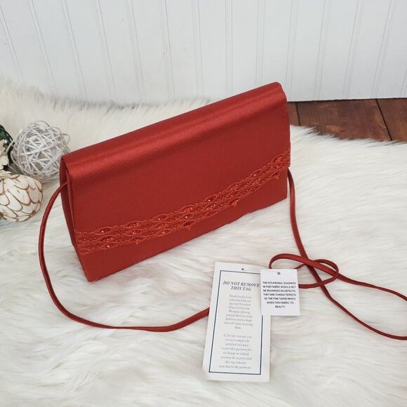 Vintage Midnight Velvet Polyester Crossbody Bag - Picture 7 of 15